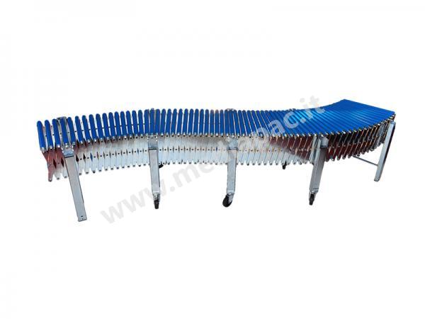 Rulliera estensibile speciale, con rulli in plastica