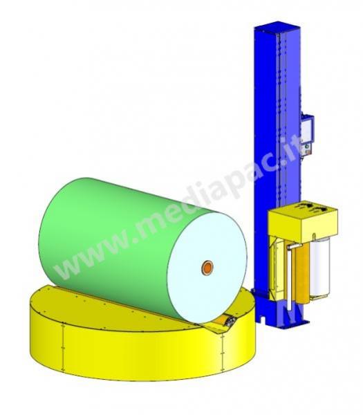 PIATTAFORMA ROTANTE PORTA BOBINA