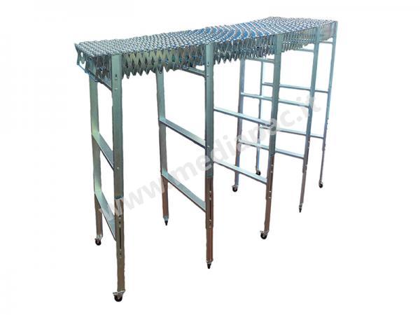 Rulliera estensibile speciale, larghezza 1000 altezza 2500