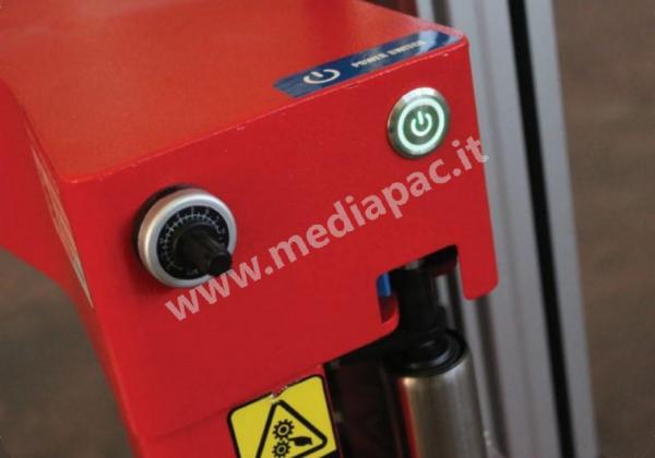 Regolazione tensionamento film tramite potenziometro