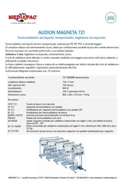 Scheda Magneta 721