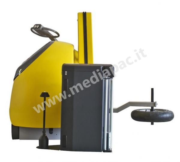 Adatta ad incartare pallet pesanti, instabili o sovradimensionati