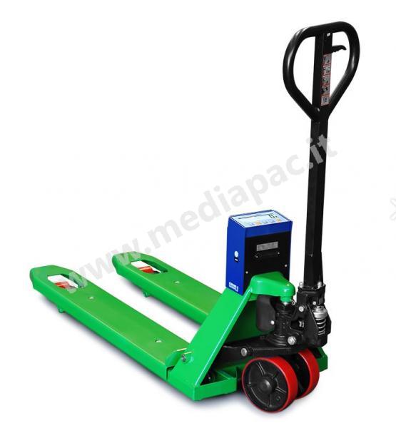 TRANSPALLET MANUALE CON SISTEMA DI PESATURA SERIE TPWN